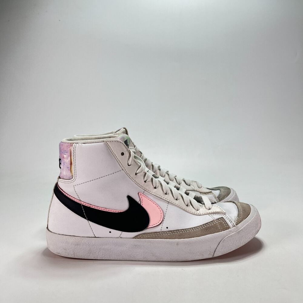 Nike Blazer Mid 77 SE GS White Arctic Punch Double Swoosh DD1847-101 Youth Sz 7Y